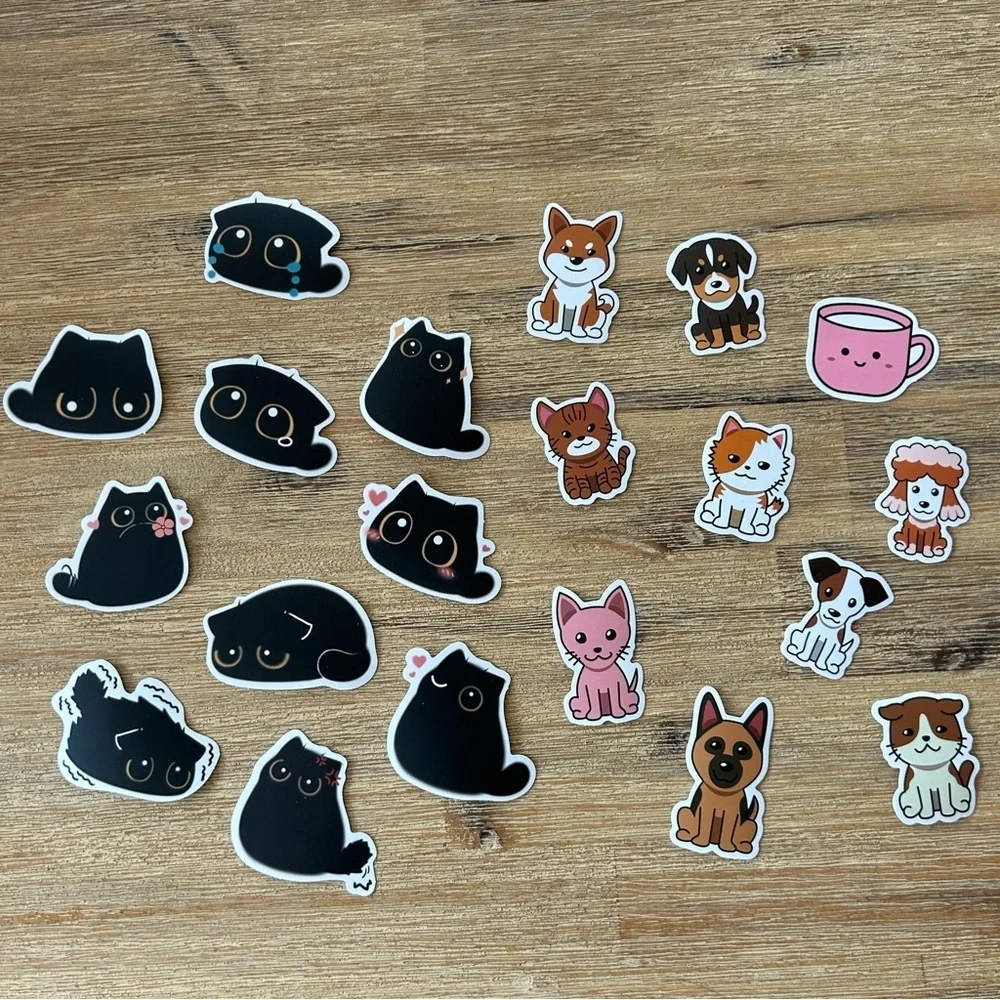 Set of 20! Cute Vinyl Waterproof Stickers